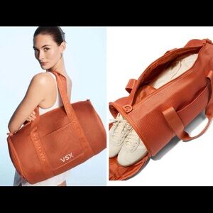 Victoria’s Secret PINK VSX Women's Orange Duffle Bag